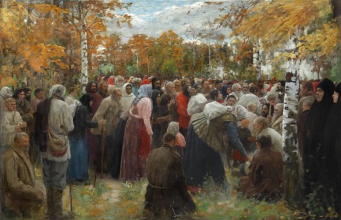 To holy places, 1911. Private Collection.