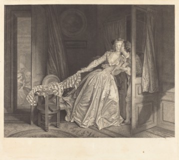 Le Baiser à la Derobée (The Stolen Kiss).