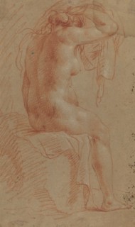 Nude Female Figure [verso], 17th century.
