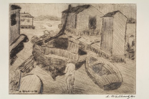 Street Scene, Building, Or Portrait, 1900.