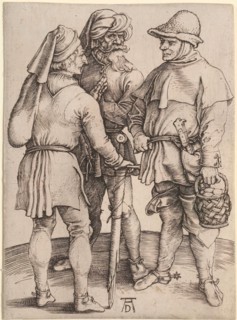Three Peasants in Conversation, 1497-1498.