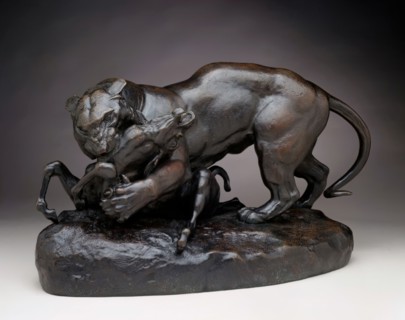 Tiger Devouring An Antelope, c. 1830-1831.