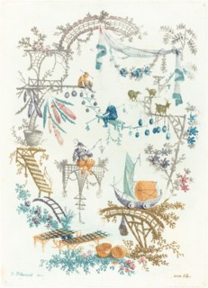 Chinese Arabesque with a Boat, early 1760s.
