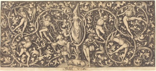 Ornament with Morris Dancers, c. 1490/1500.