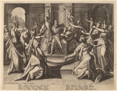 Solomon Led to Idolatry by His Wives, 1589.