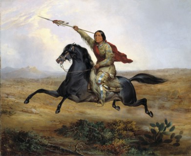 Ko-rak-koo-kiss, a Towoccono Warrior, 1844.