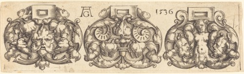 Three Buckles of Girdles Side by Side, 1536.