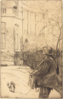 Le joueur d'orgue (The Organ Grinder), 1878.