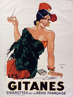 Cigarettes Gitanes, 1931. Private Collection.