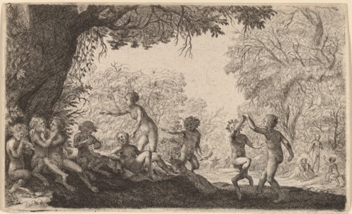 Bacchanal with a Dancing Couple on the Right.