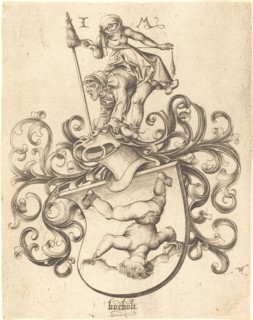 Coat of Arms with Tumbling Boy, c. 1480/1490.