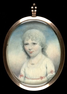 Portrait of a Child, ca. 1800. [Miss Borrie].