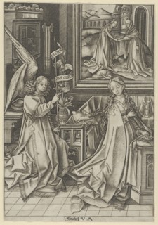 The Annunciation, from The Life of the Virgin.