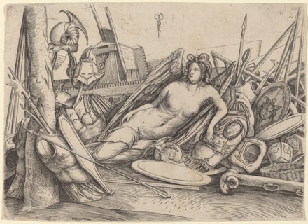 Victory Reclining Amid Trophies, c. 1500/1503.