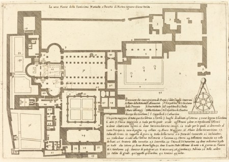 Plan of the Church of the Holy Nativity, 1619.