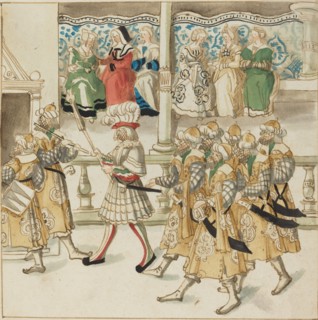 Parading Knights in Oriental Costume, c. 1515.