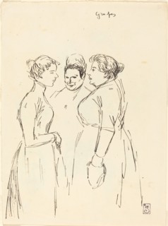Gossiping Women, late 19th-early 20th century.