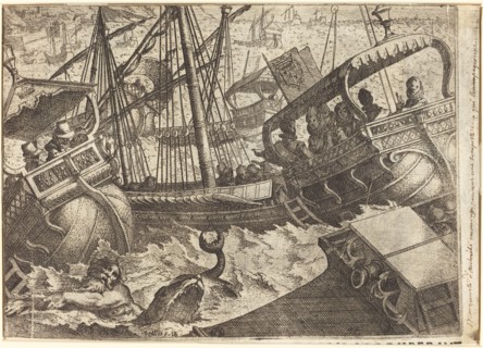 Storm off the Coast of Barcelona [recto], 1612.