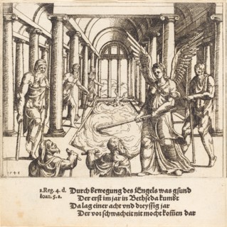 The Angel Agitating the Pool of Bethesda, 1548.