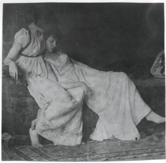 Unidentified Models in Greek Costumes, c. 1883.