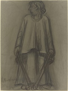 Standing Figure with Extinguished Torches, 1922.