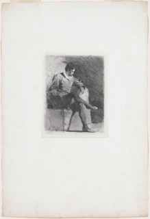 Seated Man in Sixteenth-Century Costume, c. 1878.