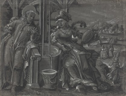 Christ and the Woman of Samaria [verso], c. 1600.