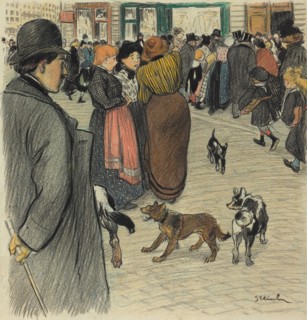 Watching the Crowd, late 19th-early 20th century.