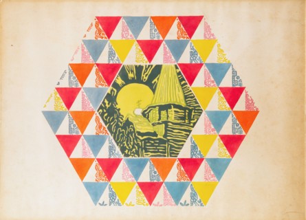 Textile Design , ca 1923-1924. Private Collection.