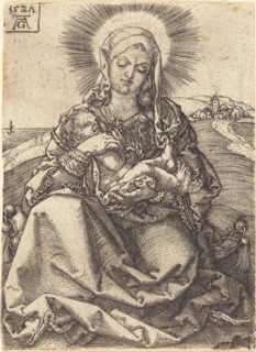 Madonna in a Landscape Sitting on a Cushion, 1527.