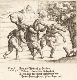 Isaiah Accepts Mockery because of His Faith, 1549.