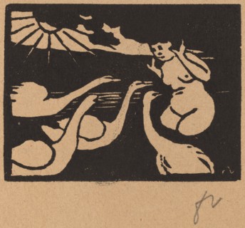 Bather with Swans (La baigneuse aux cygnes), 1893.