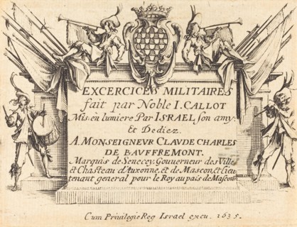 Title Page for "The Military Exercises", 1634/1635.
