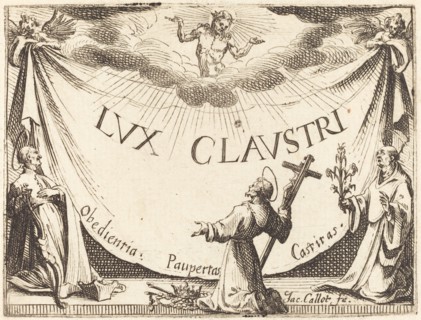 Frontispiece for "The Light of the Cloister", 1628.