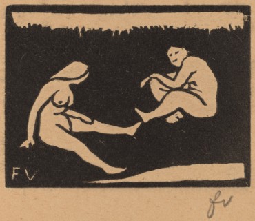 Two Seated Bathers (Deux baigneuses assises), 1893.