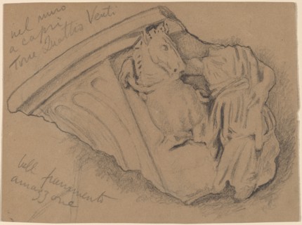 Sketch of a Fragment from a Wall in Capri, c. 1897.