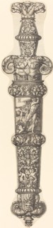 Design for a Dagger Sheath with Cain and Abel, 1539.