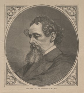 Porträt von Charles Dickens, 1870. Private Collection.