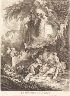 La Fontaine de l'Amour, 1738. [The Fountain of Love].
