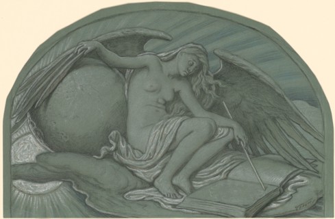 Study for "The Eclipse of the Sun by the Moon", 1892.