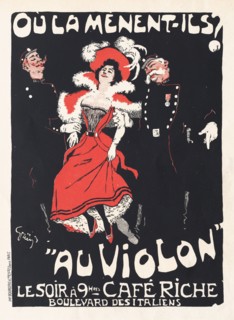 Où la mènent-ils? Au Violon, 1897. Private Collection.