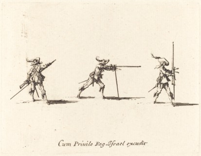 Taking the Firing Position with the Musket, 1634/1635.