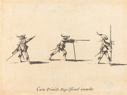 Taking the Firing Position with the Musket, 1634/1635.
