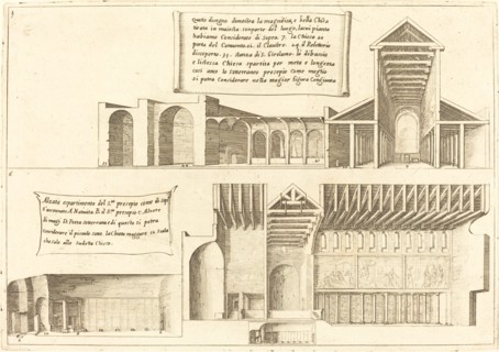 Elevation of Churches including the Holy Manger, 1619.