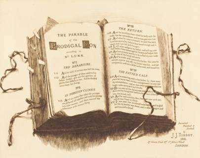 Frontispiece, 1882. [The parable of the Prodigal Son].