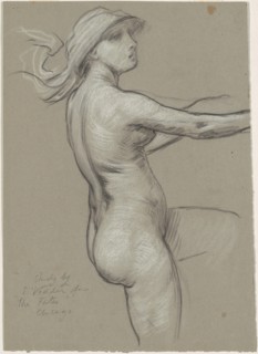 Study for "The Fates Gathering in the Stars", 1884-1887.