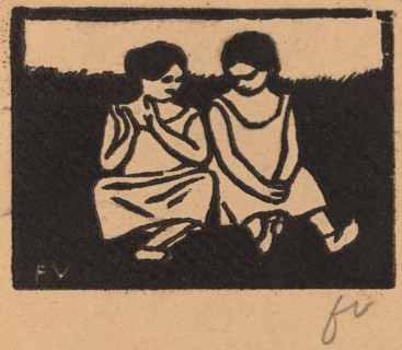 Two Girls in Chemises (Deux fillettes en chemise), 1893.