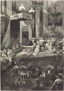 La Naissance d'une Enfante, 1882. [The birth of a girl].