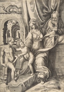 The Holy Family and the infant John the Baptist, 1531-76.