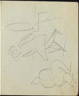 Dancers and Performers (Page from a Sketchbook), c. 1911.